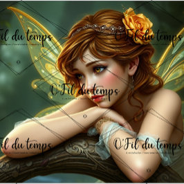 Whimsical Child Fairy - Paper-Schnitt Seidenpapier