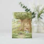 Whimsical Children’s Illustration Greeting Card Postkarte (Stehend Vorderseite)