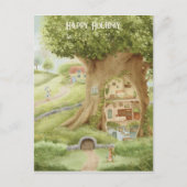 Whimsical Children’s Illustration Greeting Card Postkarte (Vorderseite)