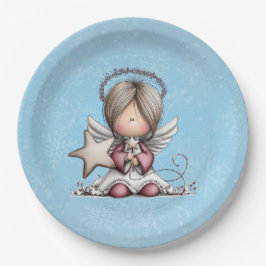 Whimsical Christmas Angel Pappteller