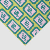 Whimsical Christmas Candy Cute Bright Holiday Seidenpapier (Detail)