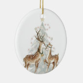 Whimsical Christmas Deers Ornament (Rechts)