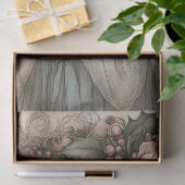 Whimsical Christmas Fairy Holly & Berry Decoupage Seidenpapier (Geschenk)