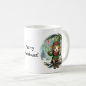 Whimsical Christmas Fairy Kaffeetasse (VorderseiteRechts)