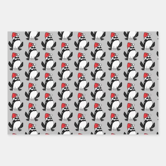 Whimsical Christmas Frogs Geschenkpapier Set (Vorderseite 2)