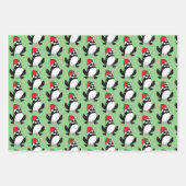 Whimsical Christmas Frogs Geschenkpapier Set (Vorderseite)