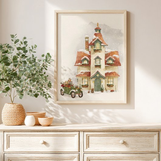 Whimsical-Christmas-Geschichtenbuch-Kinderposter Poster