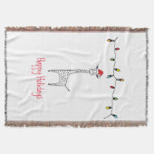 Whimsical Christmas Giraffe Decke (Vorderseite)