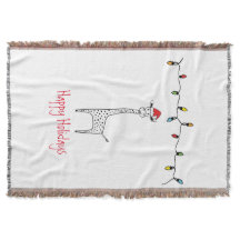 Whimsical Christmas Giraffe