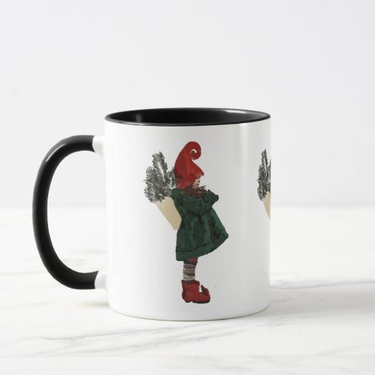 Whimsical Christmas Gnome Tasse - Kaffee & Tee Cup (Links)