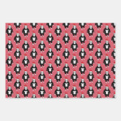 Whimsical Christmas Gorillas Geschenkpapier Set (Vorderseite 3)