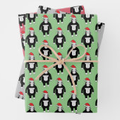 Whimsical Christmas Gorillas Geschenkpapier Set (Beispiel)