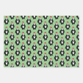 Whimsical Christmas Gorillas Geschenkpapier Set (Vorderseite)