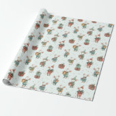 Whimsical Christmas Mäuse Geschenkpapier (Ungerollt)