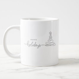 Whimsical Christmas Mug – Cheerful Holiday Coffee  Jumbo-Tasse