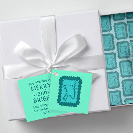 Whimsical Christmas Peace Dove Cute Holiday Gift Geschenkanhänger