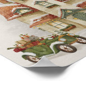 Whimsical Christmas Storybook kids Poster (Ecke)