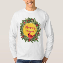 Whimsical Christmas Sweater | Merry & Bright T-Shirt
