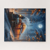 Whimsical Christmas Train Puzzle (Horizontal)
