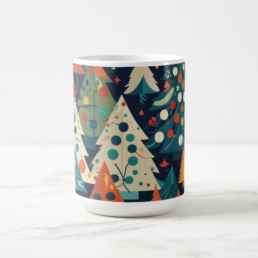 Whimsical Christmas Tree Kaffeetasse (Mittel)