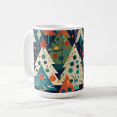 Whimsical Christmas Tree Kaffeetasse (Vorderseite Links)