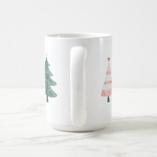 Whimsical Christmas Trees Mug Kaffeetasse