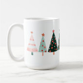 Whimsical Christmas Trees Mug Kaffeetasse (Links)
