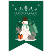 Whimsical Christmas Wonderland bunting banner (Erste Fahne)