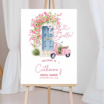 Whimsical Ciao Bella Italienische Hochzeitsdusche