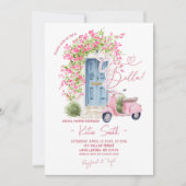 Whimsical Ciao Bella Italienisches Brautparty Einladung (Vorderseite)