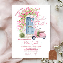 Whimsical Ciao Bella Italienisches Brautparty
