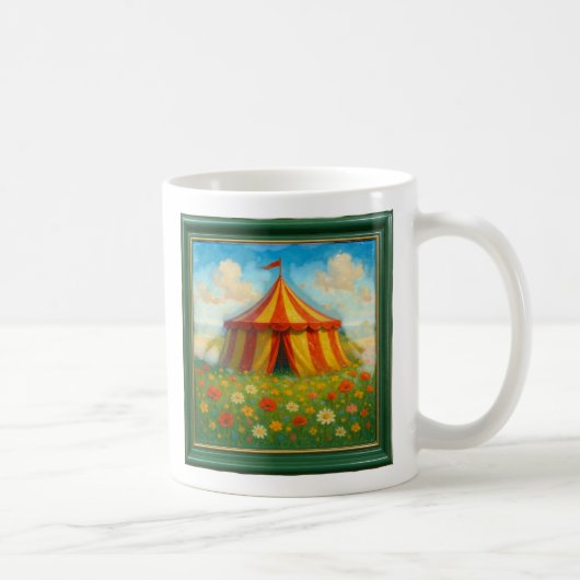 Whimsical Circus Tent Mug Kaffeetasse (Rechts)