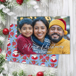 Whimsical Classic Poinsettia Weihnachten Foto