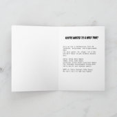 Whimsical Clown Hippo Portrait Einladung (Innenseite)