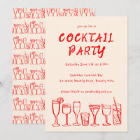 Whimsical Cocktail Drinks Custom Geburtstagsparty