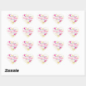 Whimsical Colorful Blume Candy Shoppe Sticker (Blatt)