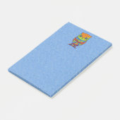 Whimsical Colorful Fantasy Owl Post-it Klebezettel (angewinkelt)