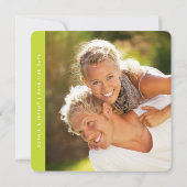 Whimsical Colorful Kissing Birds Summer Foto Save The Date (Rückseite)