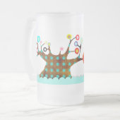 Whimsical Colorful Tree Tasse (Vorderseite Links)