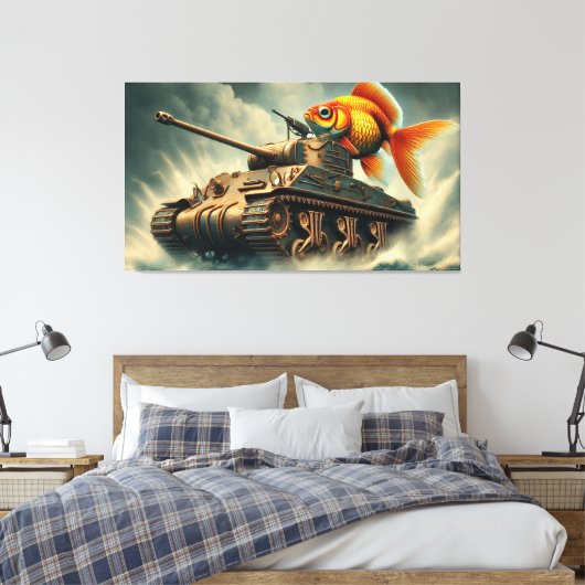 "Whimsical Commander" Leinwanddruck (Insitu (Schlafzimmer))