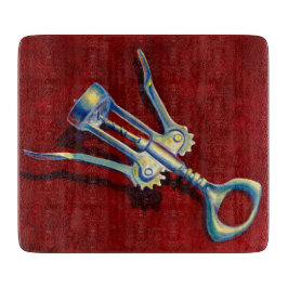 Whimsical Corkscrew Cutting Board Schneidebrett