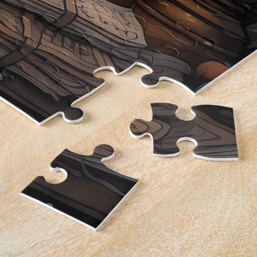 Whimsical Cosy Winter: Zauberer-Retreat Puzzle (Seite)