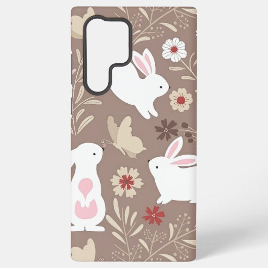 Whimsical Cotattcore Bunnies Samsung Galaxy Hülle (Rückseite)