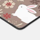 Whimsical Cotattcore Bunnies Schreibtischunterlage (Ecke)