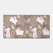 Whimsical Cotattcore Bunnies Schreibtischunterlage (Vorderseite)