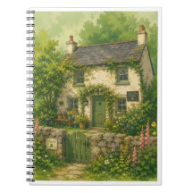 Whimsical Cottage Core inspiriertes Notizbuch