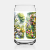 Whimsical Cottage Garden Birdhouse Stream Dosenglas (Links)