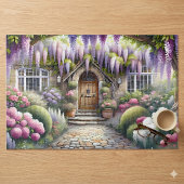 Whimsical Cottage Garden Pathway Puzzle