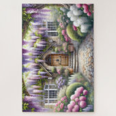 Whimsical Cottage Garden Pathway Puzzle (Vertikal)