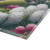 Whimsical Cottage Garden Pathway Schneidebrett (Ecke)